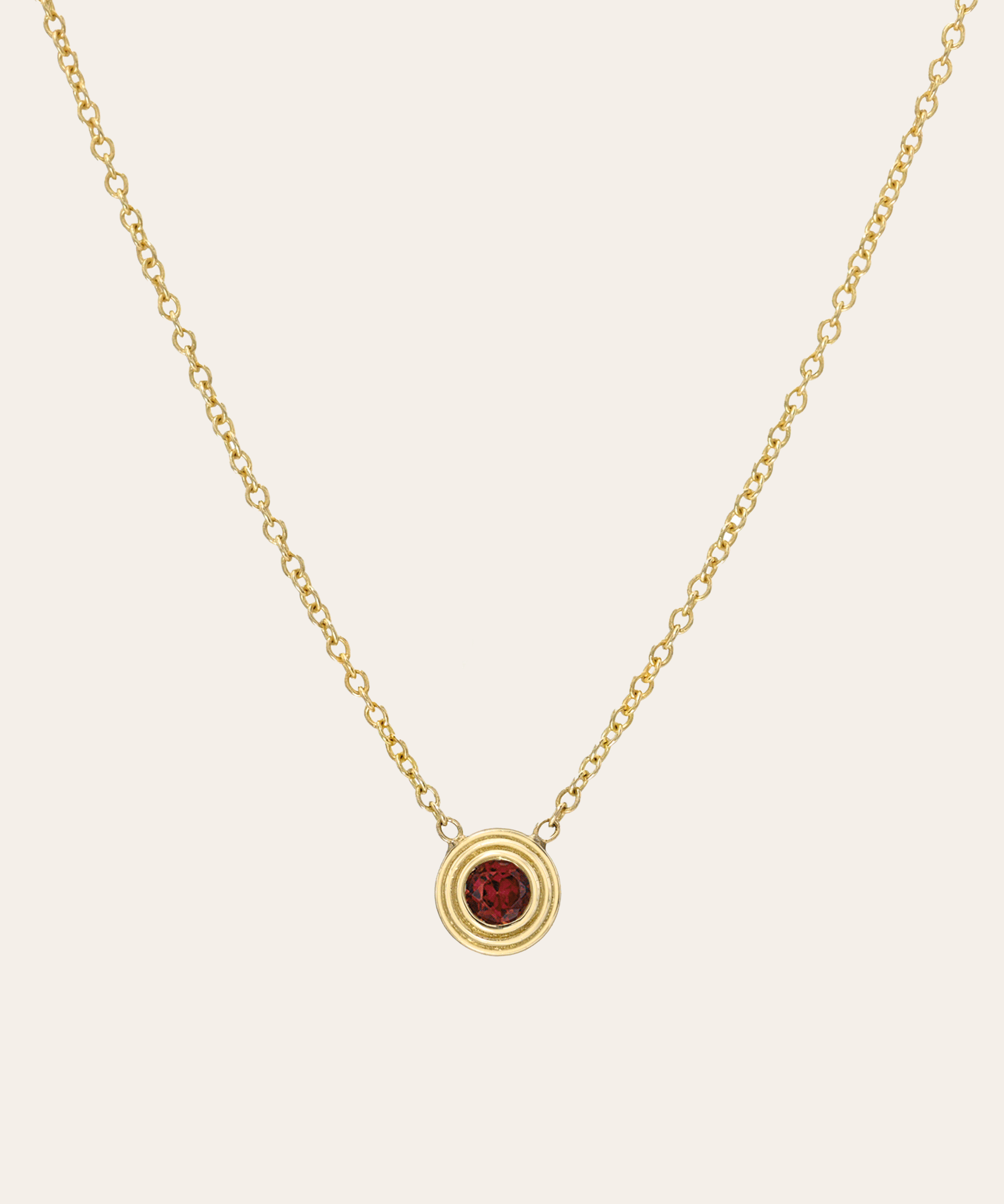 14k Gold Triple Birthstone Bezel Necklace Personalized Zoe Lev Jewelry