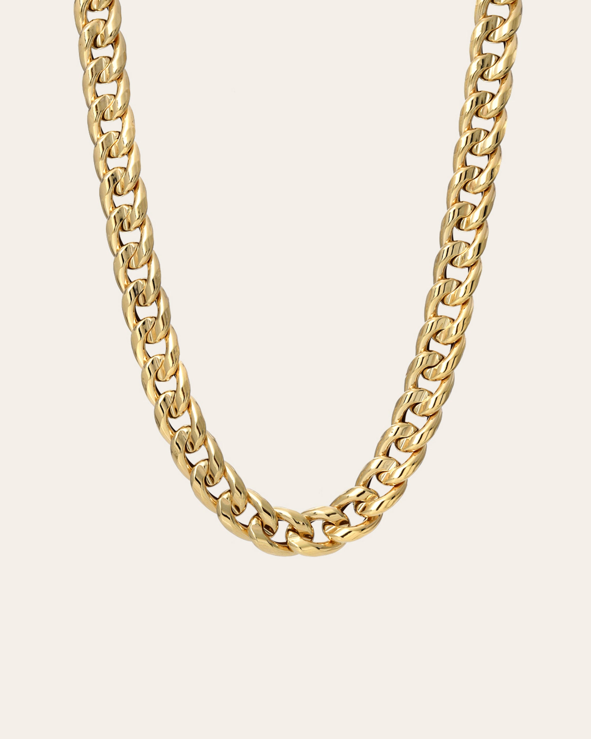 14K Gold Cuban Link Necklace