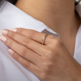 14K Gold Coil Ring Zoe Lev Jewelry