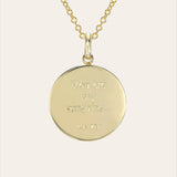 14k Gold Diamond Sun Medallion Necklace Zoe Lev Jewelry