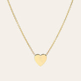 Kids 14K Gold Heart Necklace Kids Zoe Lev Jewelry