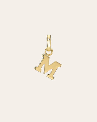 14k Gold Initial Pendant