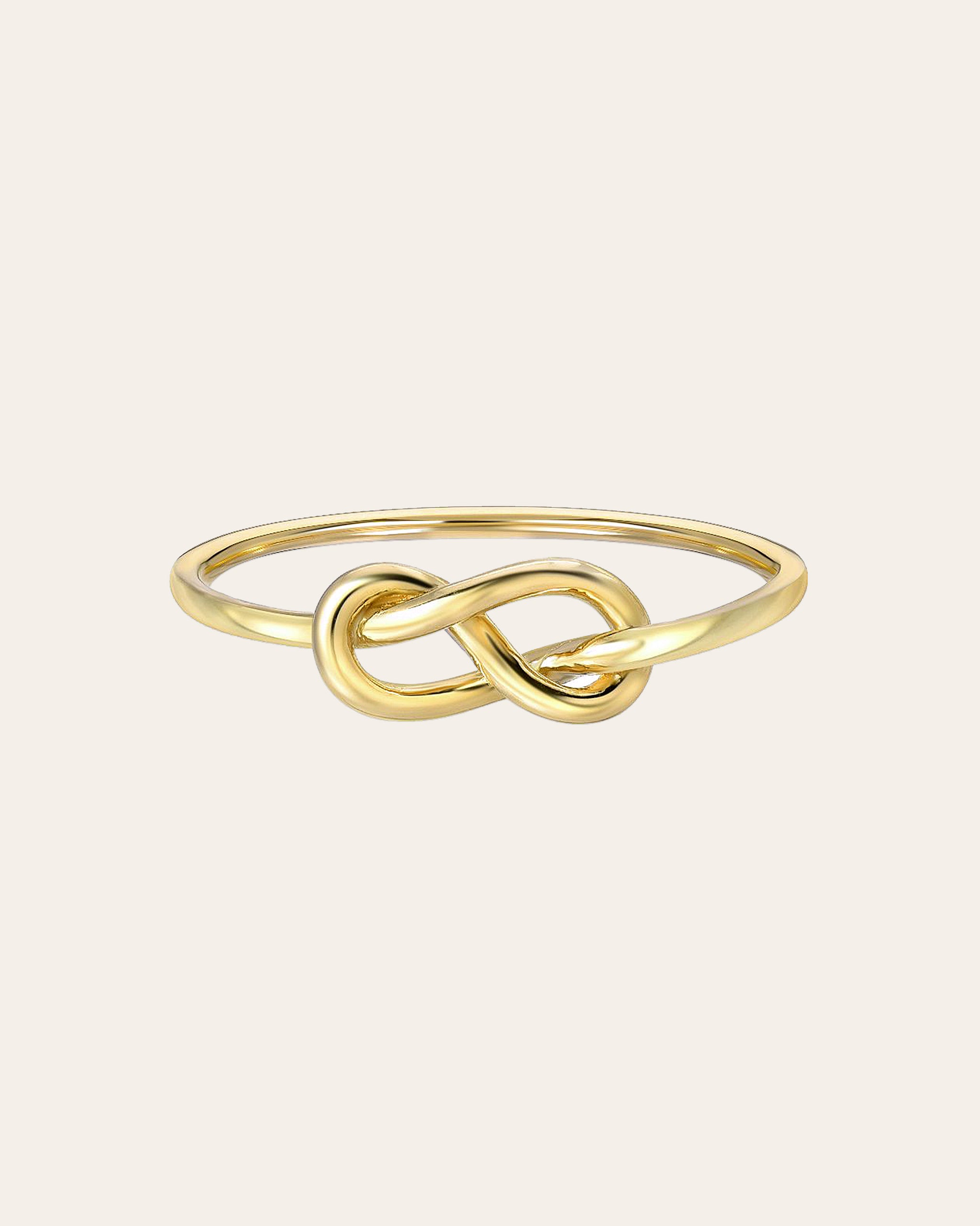 14k gold knot ring Clearance