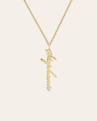 14k Gold Name Pendant Necklace