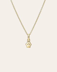 14K Gold Paw Necklace - Zoe Lev Jewelry