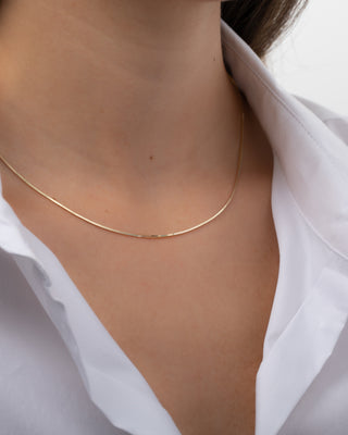 14k Gold Snake Chain Necklace