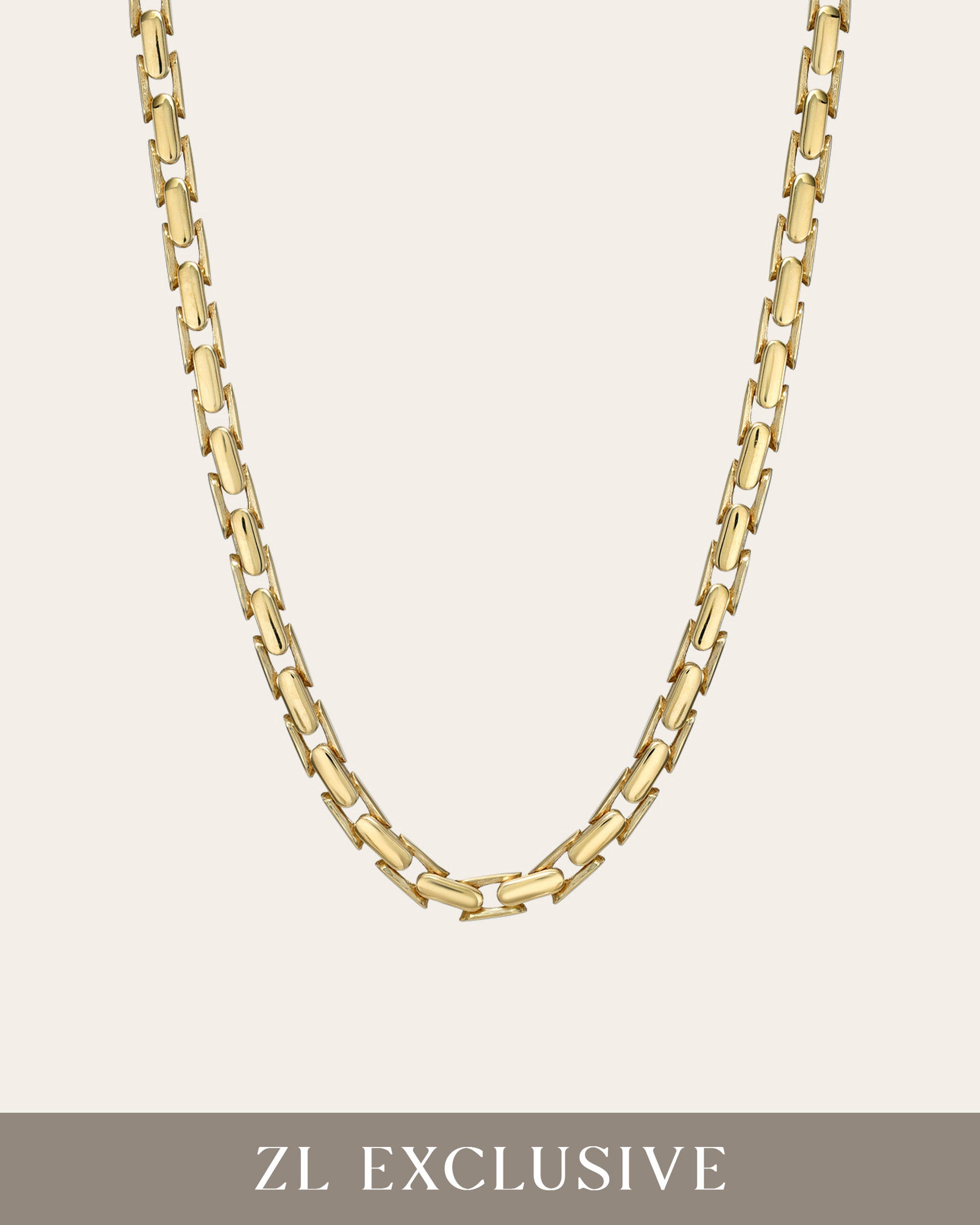 14K Gold Venetian Chain Necklace - Zoe Lev Jewelry