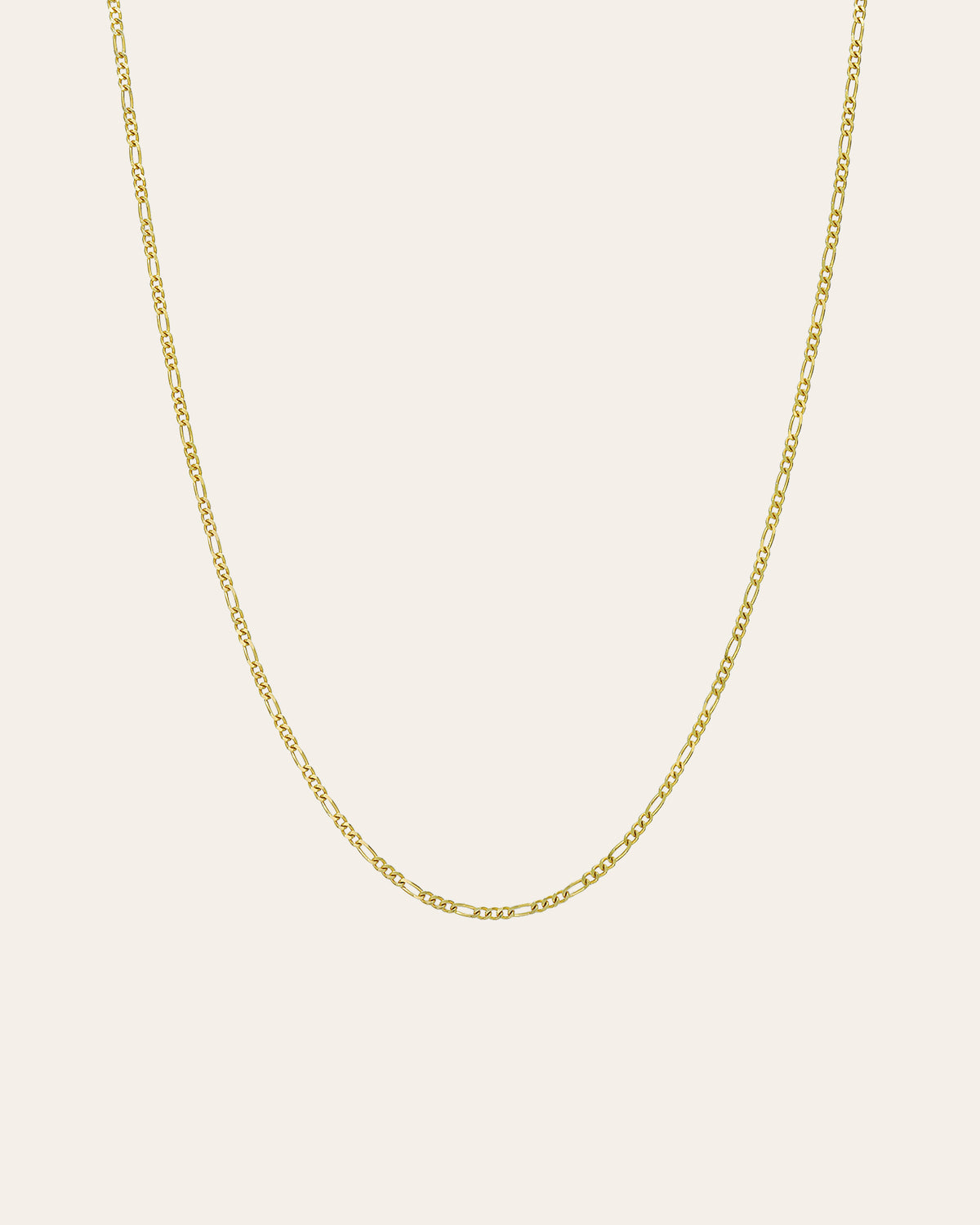 14k Gold Baby Figaro Chain Necklace