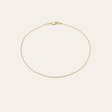 14k Gold Ball Chain Anklet Zoe Lev Jewelry