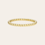 14k Gold Bead Band Zoe Lev Jewelry
