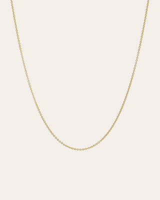 14k Gold Cable Link Chain Necklace