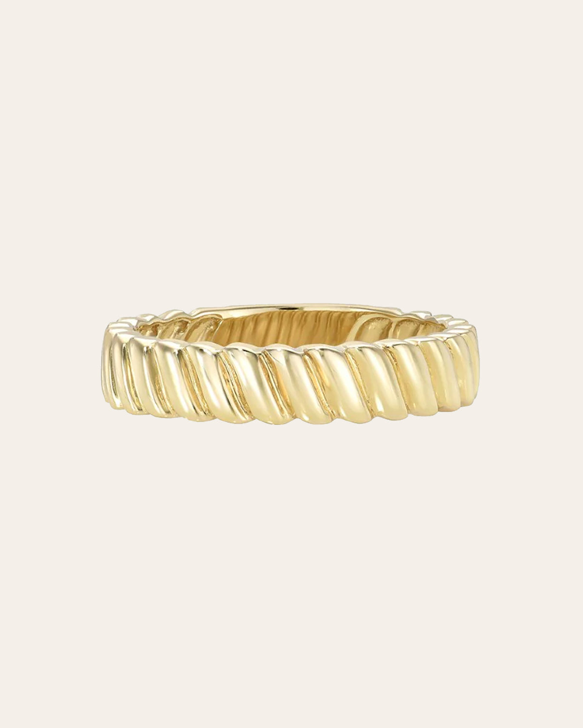 14K Gold Coil Ring