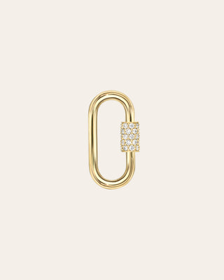 14k Gold Gemstone Carabiner