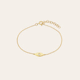 Diamond Evil Eye Anklet Zoe Lev Jewelry