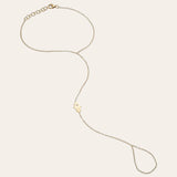 14K Gold Diamond Hamsa Hand Chain Zoe Lev Jewelry