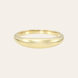 14k Gold Dome Band Ring Zoe Lev Jewelry
