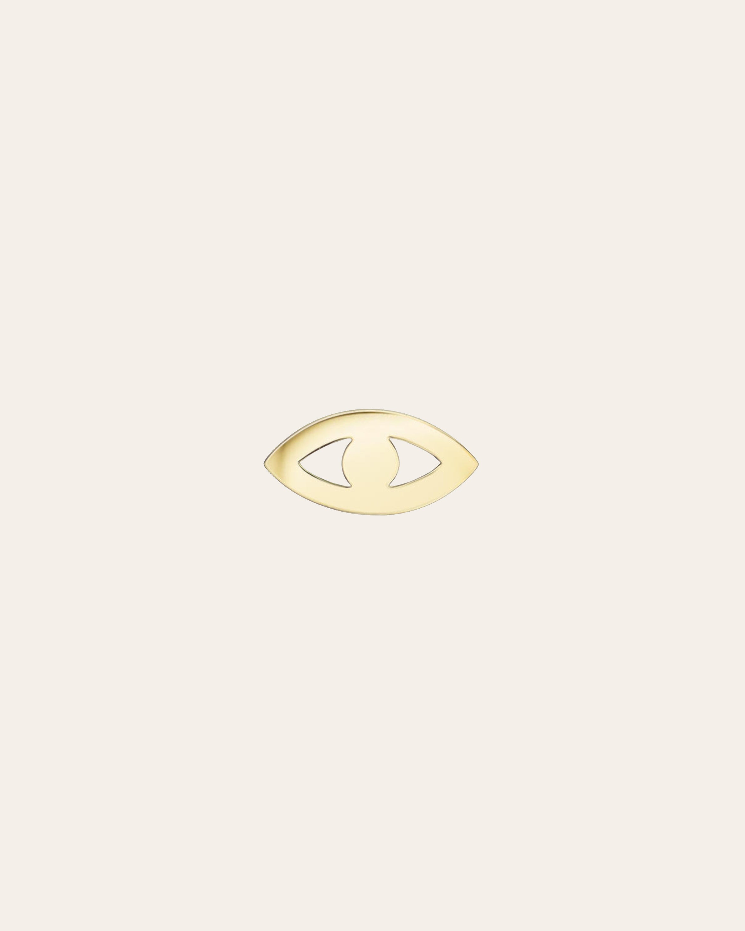 14k Gold Evil Eye for Locket Zoe Lev Jewelry