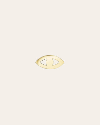 14k Gold Evil Eye for Locket