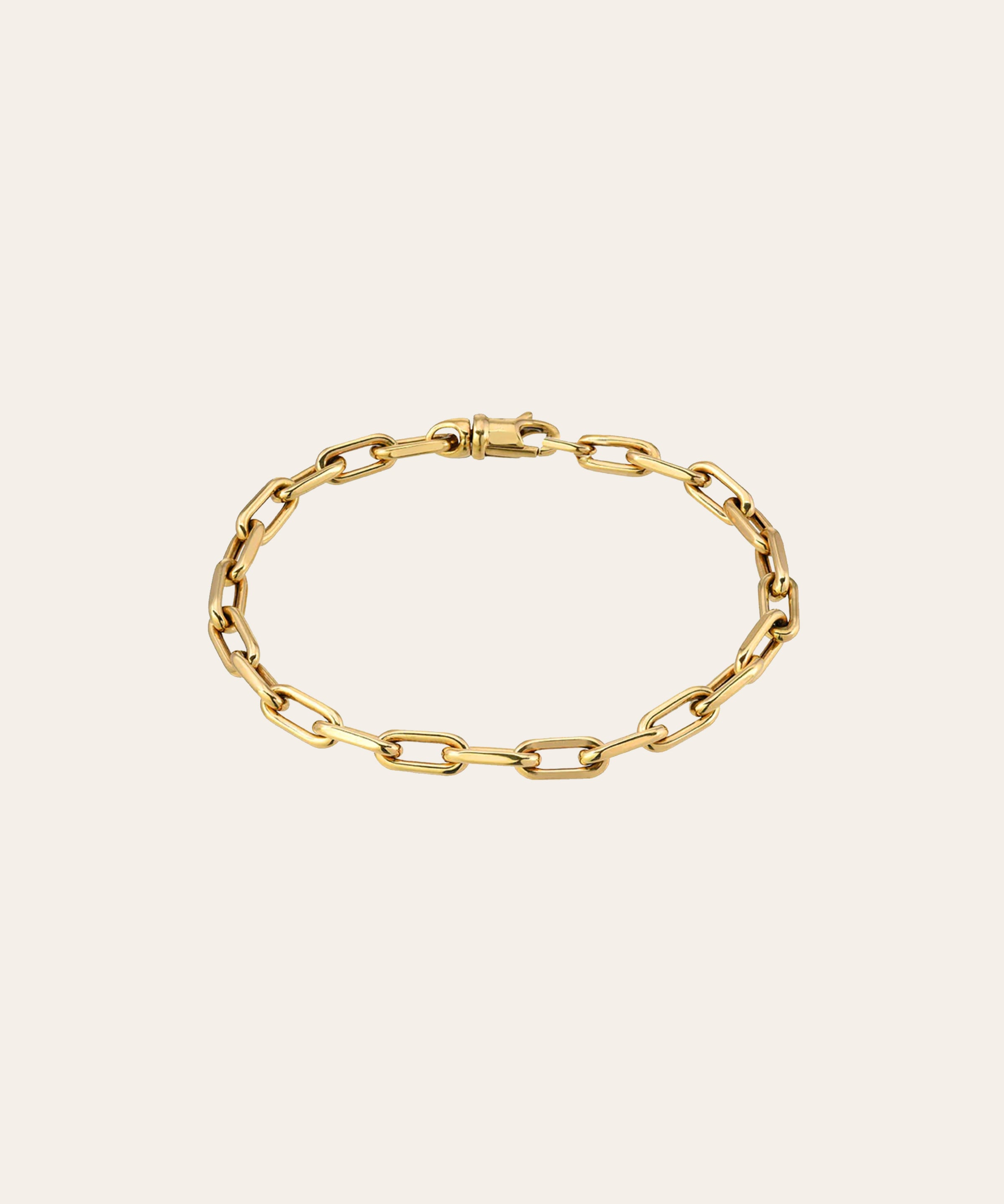 14k Gold Extra Large Open Link Chain Bracelet Chains Zoe Lev Jewelry