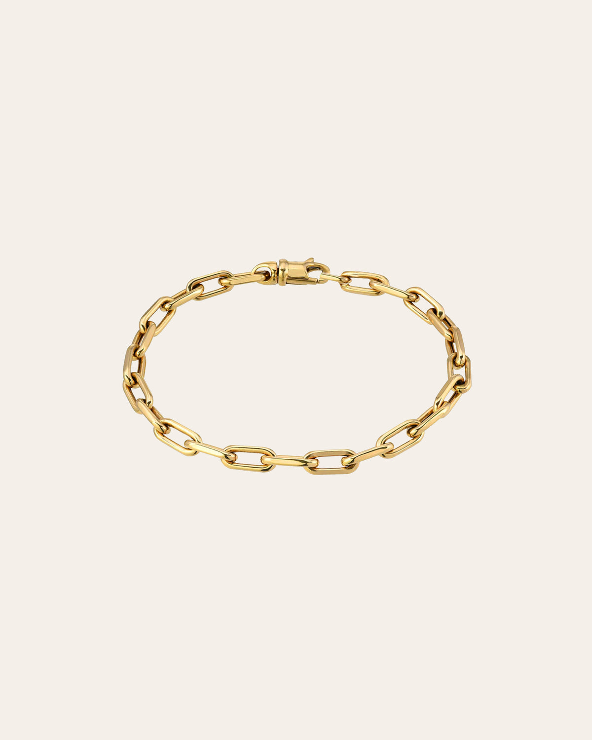 14k Gold Extra Large Open Link Chain Bracelet