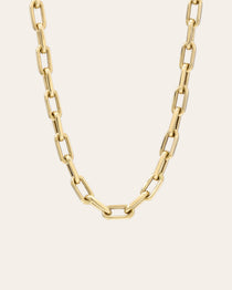 14k Gold Extra Large Open Link Chain Necklace Chains Zoe Lev Jewelry