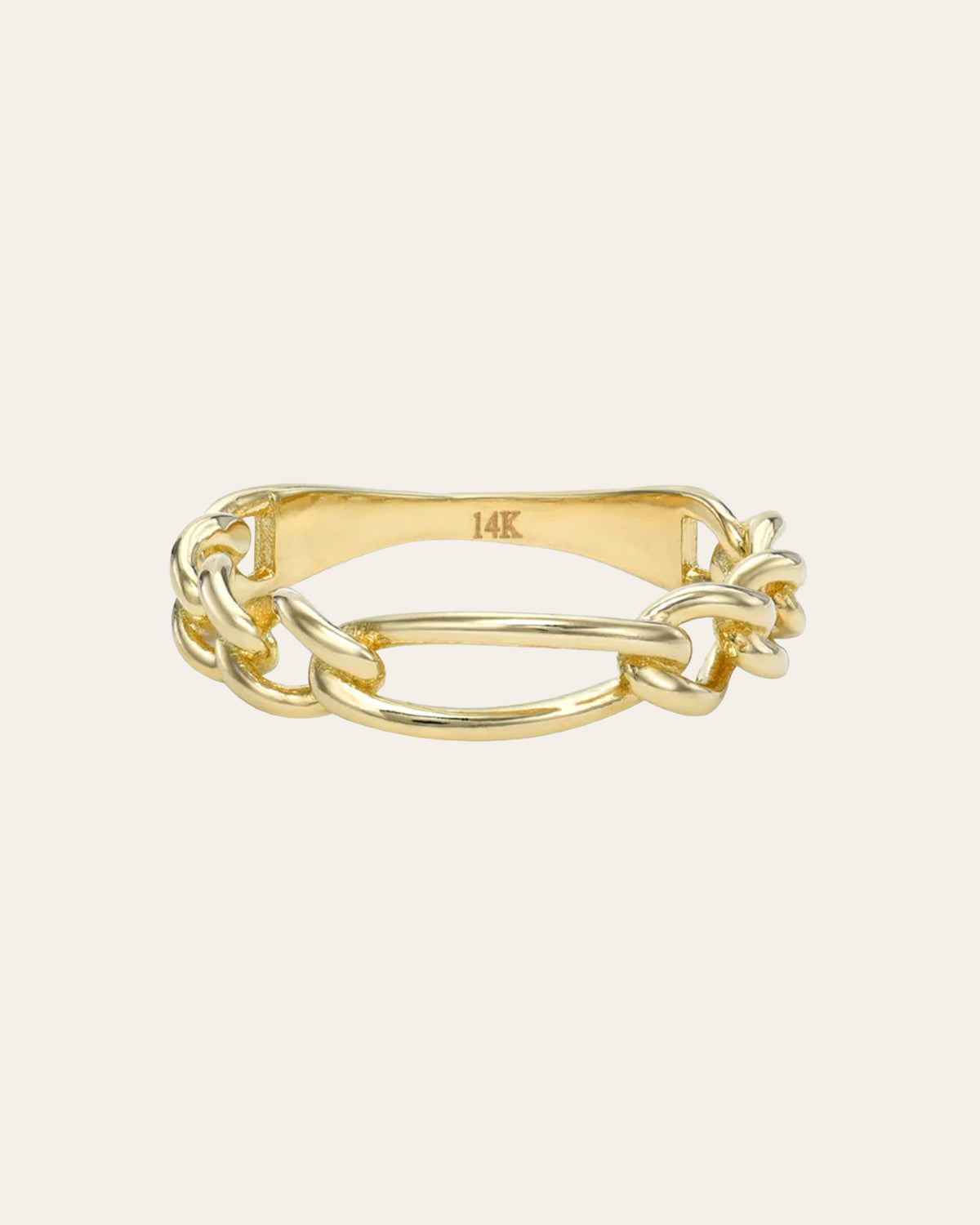 14K Gold Figaro Ring