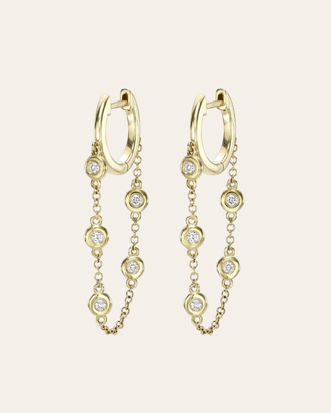 Chain Earrings Gold Designs 2024 | favors.com