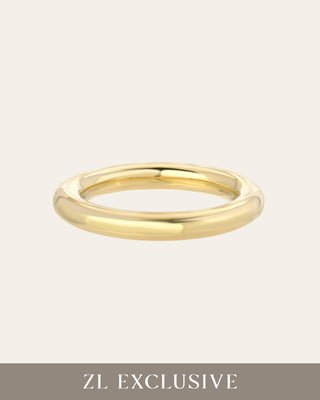 14k Gold Large Band