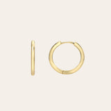 14K Gold Large Huggie Earrings Hoops & Huggies Zoe Lev Jewelry