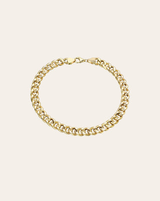 14k Gold Large Miami Cuban Link Anklet