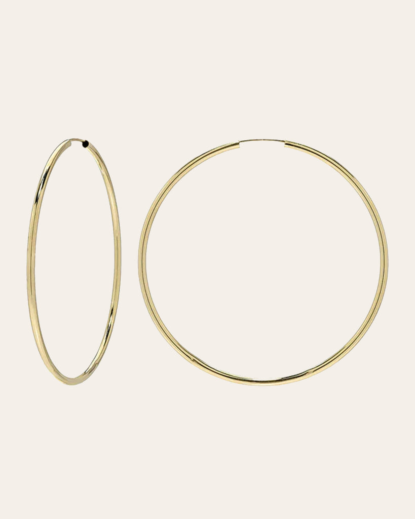 LV 3cm Gold Hoop Earrings from hejewelry store - Review in