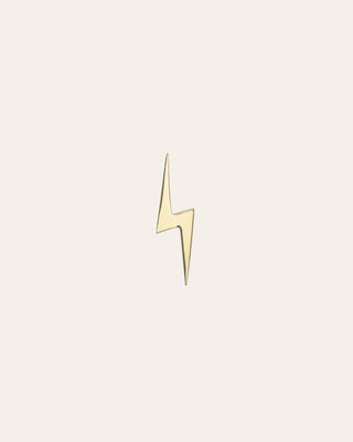 14k Gold Lightning Bolt for Locket