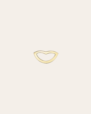 14k Gold Lips for Locket