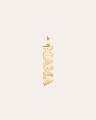 14k Gold Mama Pendant