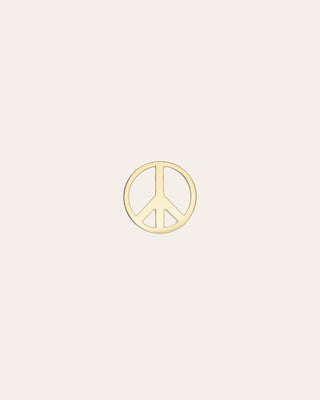 14k Gold Peace Sign for Locket