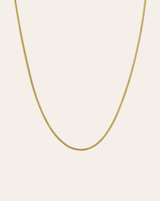 14k Gold Rope Chain Necklace