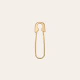 14k Gold Safety Pin Earring Zoe Lev Jewelry