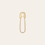 14k Gold Safety Pin Pendant Zoe Lev Jewelry