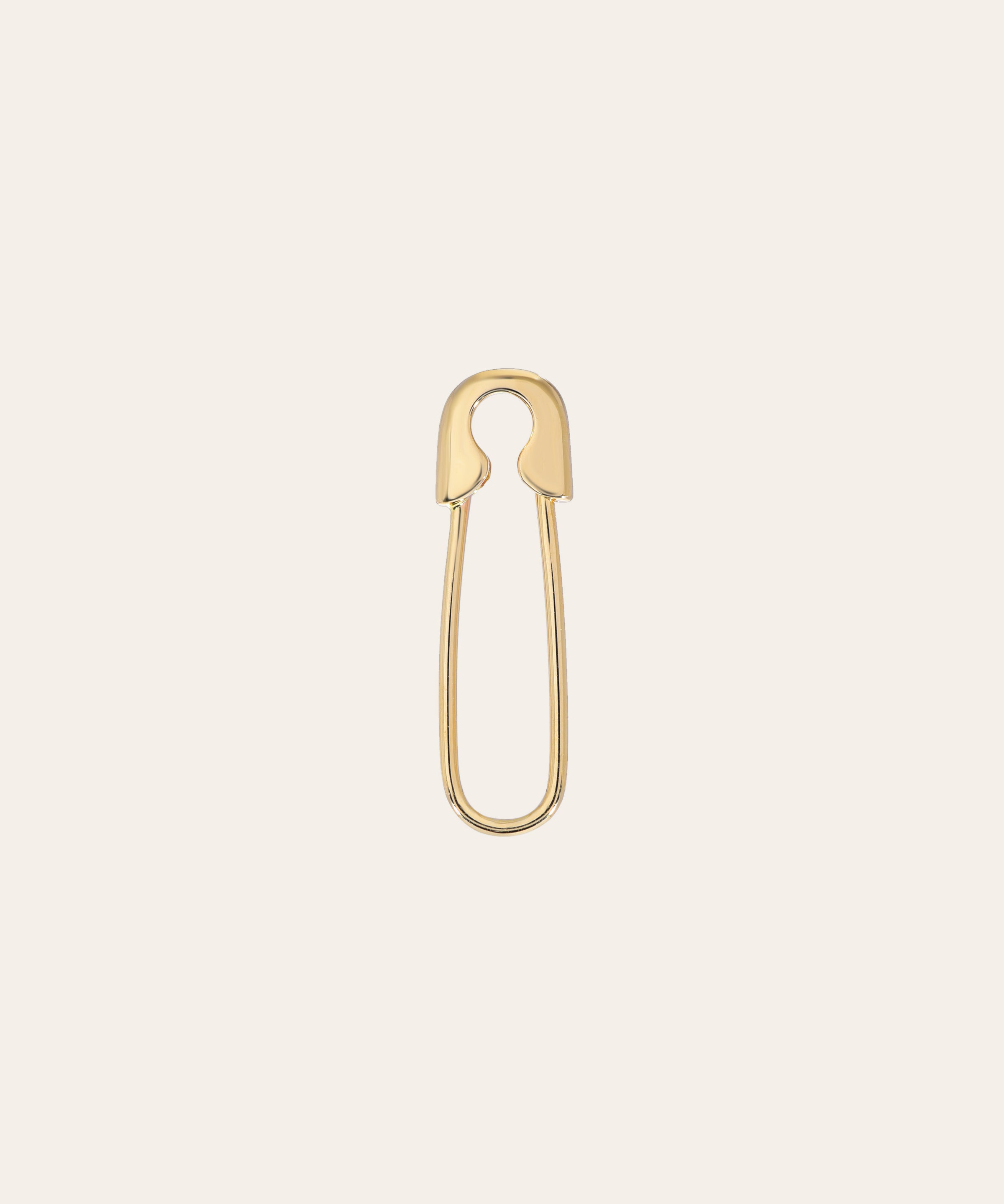 14k Gold Safety Pin Pendant Zoe Lev Jewelry