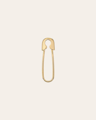 14k Gold Safety Pin Pendant