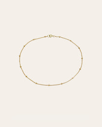 14k Gold Segment Chain Bracelet - 7" SAMPLE SALE Zoe Lev Jewelry