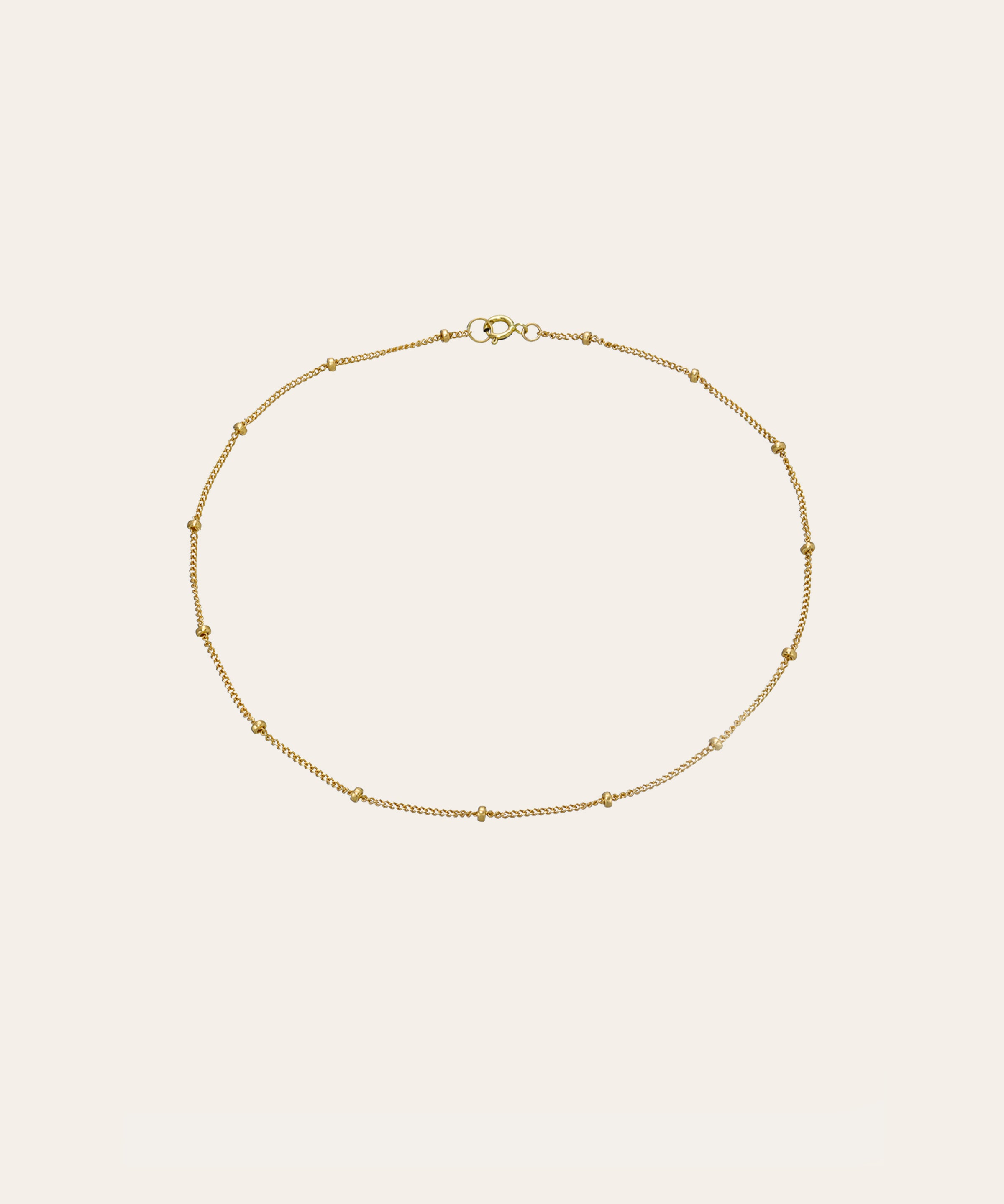 14k Gold Segment Chain Bracelet - 7" SAMPLE SALE Zoe Lev Jewelry