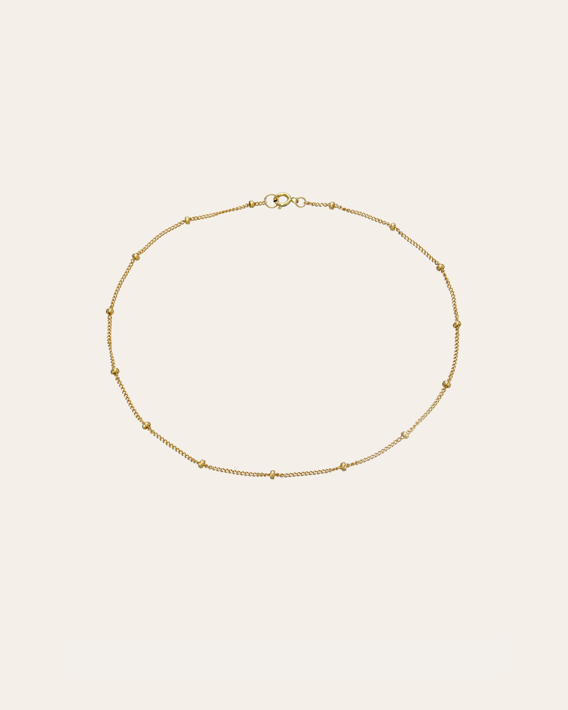 14k Gold Segment Chain Bracelet - 7" SAMPLE SALE Zoe Lev Jewelry