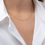 14k Gold Segment Chain Link Necklace Chains Zoe Lev Jewelry