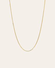 14k Gold Snake Chain Necklace - 16" SAMPLE SALE Zoe Lev Jewelry