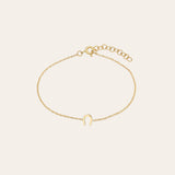 14k Gold Tiny Horseshoe Bracelet Zoe Lev Jewelry