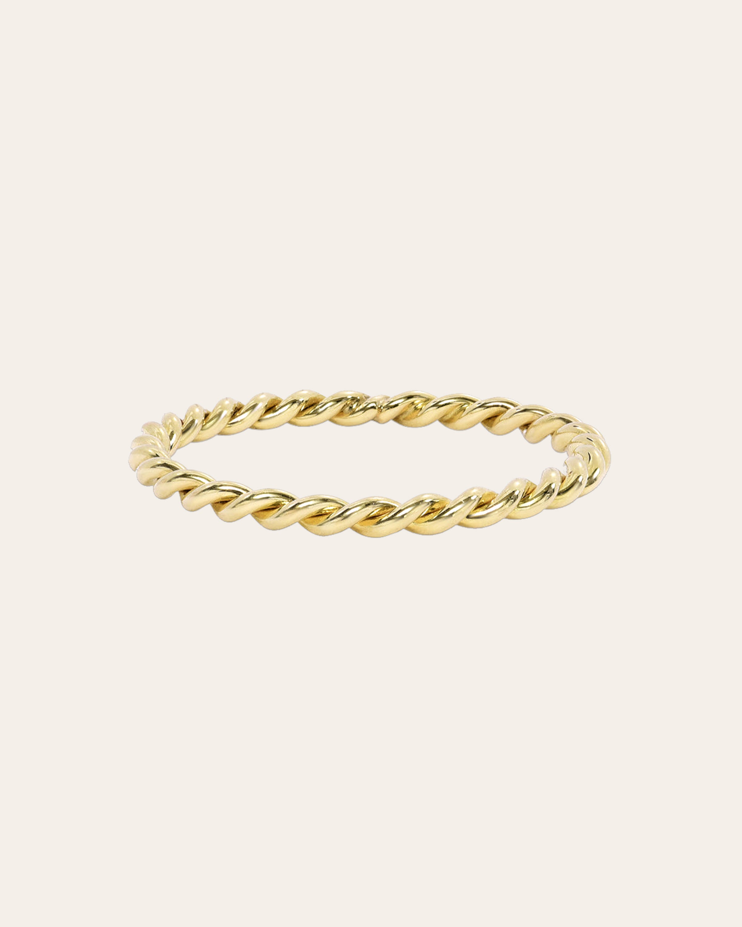 14K Yellow Gold Twist Ladies Bracelet