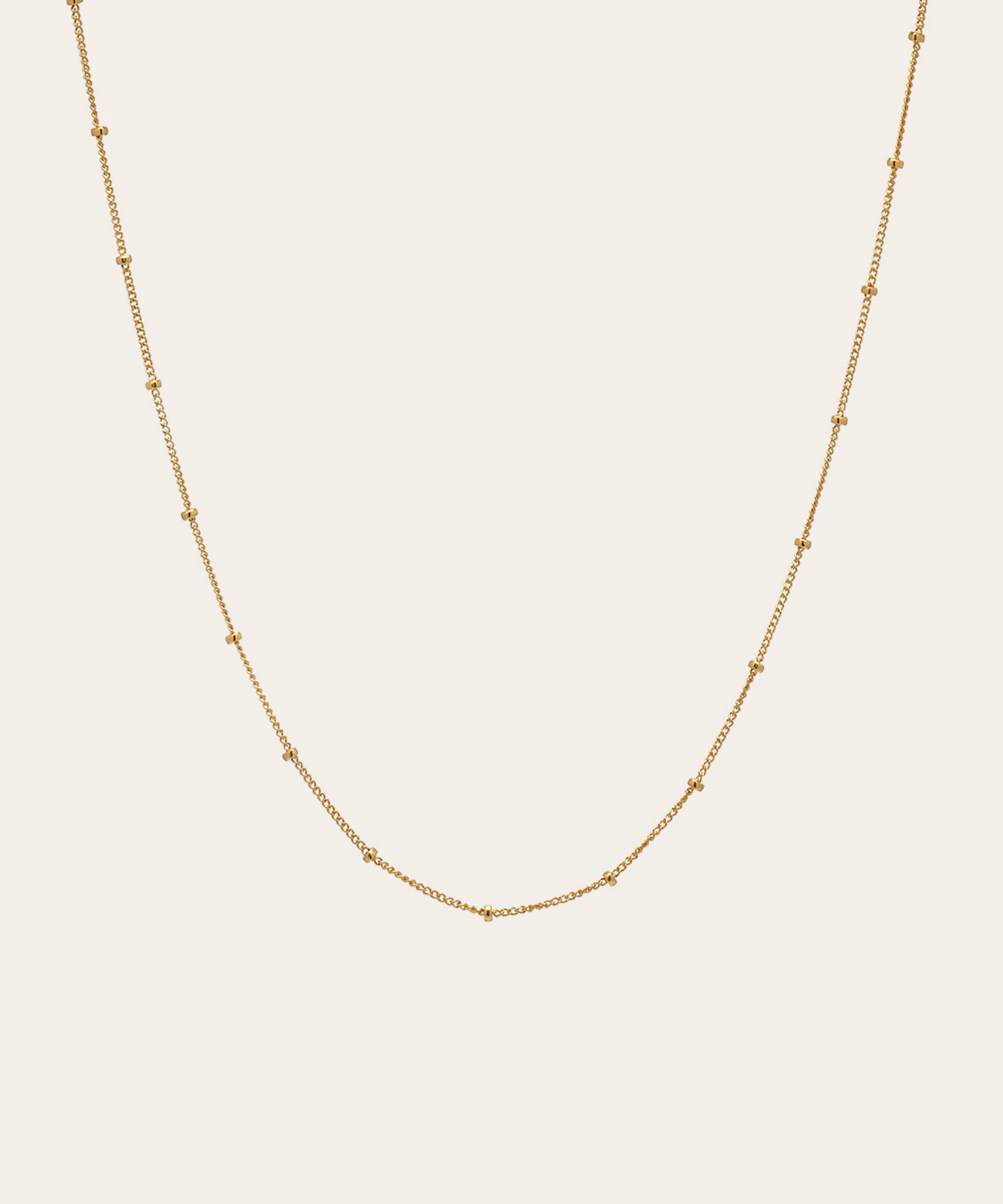 14k Gold Segment Chain Link Necklace Chains Zoe Lev Jewelry
