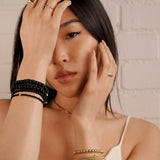 3mm Black Onyx Bead Bracelet Bead Bracelets Zoe Lev Jewelry