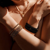 3mm Bead Bracelet Stack Bead Bracelets Zoe Lev Jewelry